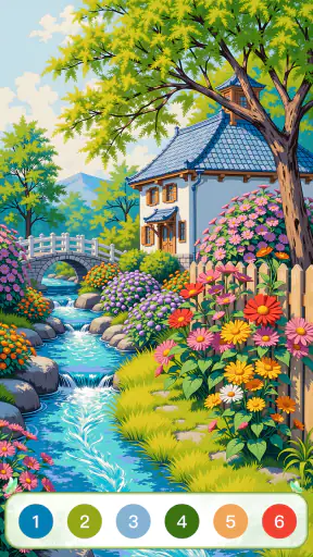 Nature Calm Paint by Numbers screenshot 12
