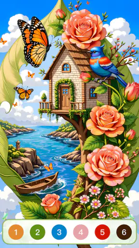 Nature Calm Paint by Numbers screenshot 9