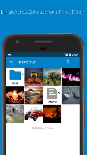 Nextcloud screenshot 1