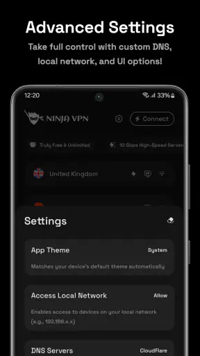 Ninja VPN - Fast & Secure VPN screenshot 3