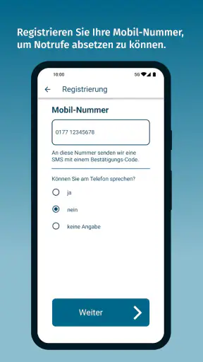 nora - Notruf-App screenshot 2