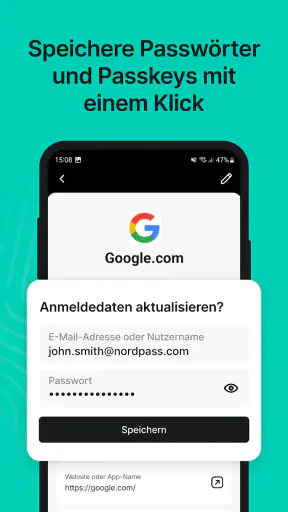 NordPass: Passwort Manager App screenshot 1