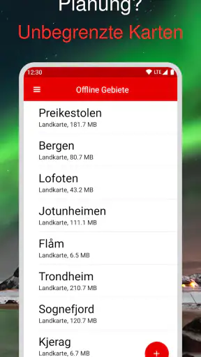 Norwegische Karte screenshot 4