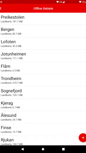 Norwegische Karte screenshot 9