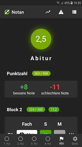 Notan: Notenrechner screenshot 5