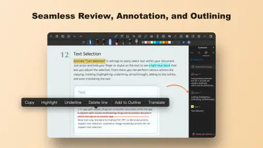 Notein: Schriften,Notizen,PDFs screenshot 10