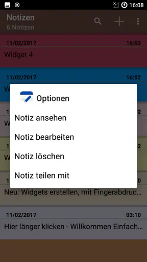 Notizen App Deutsch screenshot 3