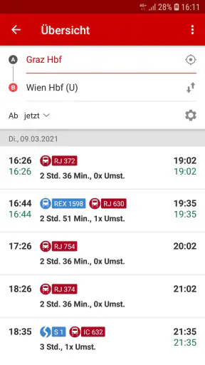 ÖBB Scotty screenshot 2