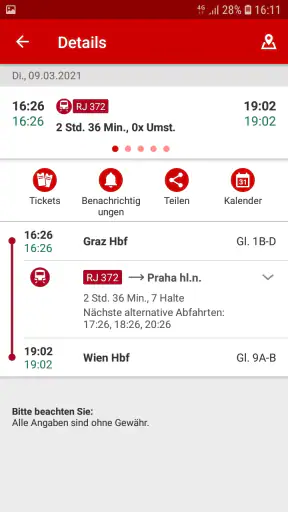 ÖBB Scotty screenshot 3