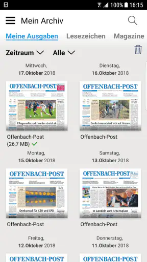 Offenbach-Post E-Paper screenshot 2