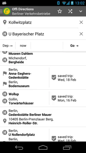 Öffi - Fahrplanauskunft screenshot 2