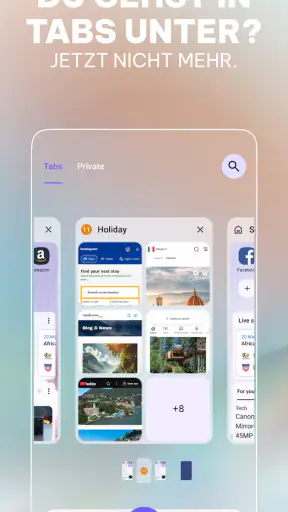 Opera: Privater VPN Browser screenshot