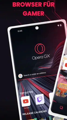 Opera GX: Gaming-Browser screenshot 1