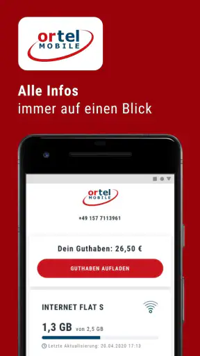 ORTEL MOBILE screenshot 1