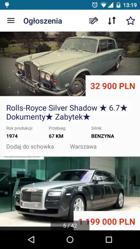 Otomoto – Sprzedaż Samochodów screenshot 1