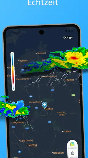 Overdrop wetter und regenradar screenshot 2
