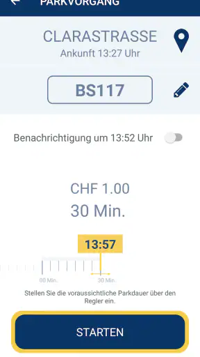 ParkSmart Basel screenshot 7