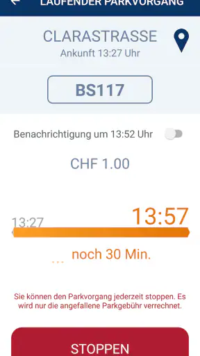 ParkSmart Basel screenshot 8