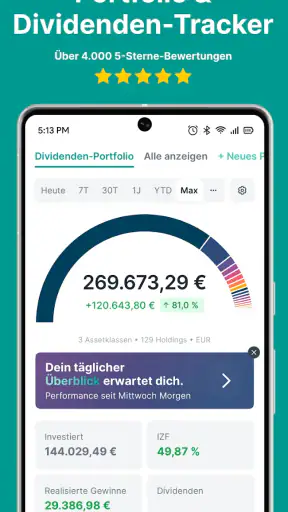 Parqet - Portfolio Tracker screenshot 1