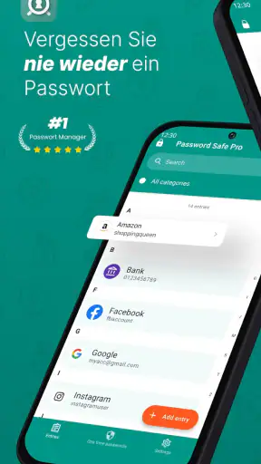 Password Safe und Manager screenshot 1