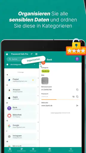 Password Safe und Manager screenshot 9