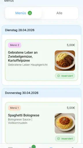 PCA Kantine screenshot 3