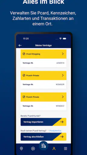 Pcard App | Parken & Laden screenshot 6