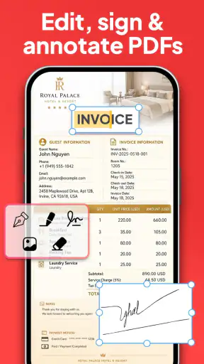 PDF: Lesen, Bearb., Scan screenshot 12