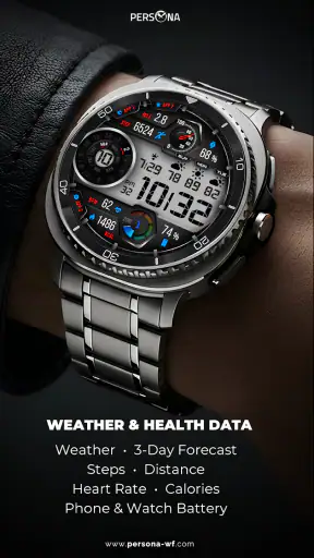 PER12 Digital Watch Face screenshot 3