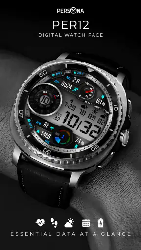 PER12 Digital Watch Face screenshot 9