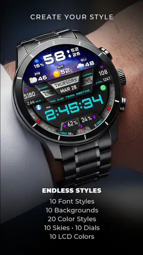 PER27 Digital Watch Face screenshot 2