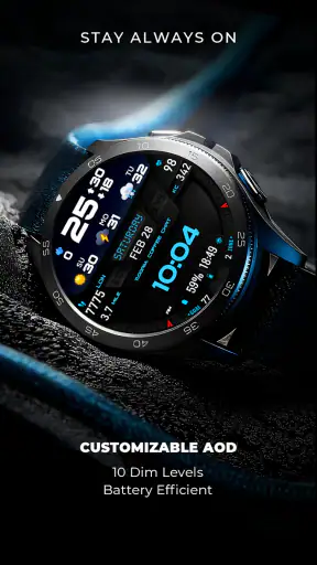 PER27 Digital Watch Face screenshot 4