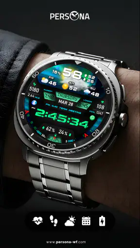 PER27 Digital Watch Face screenshot 7