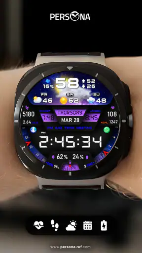 PER27 Digital Watch Face screenshot 8