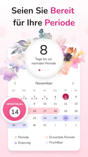 Periodenkalender - Zyklus screenshot 10