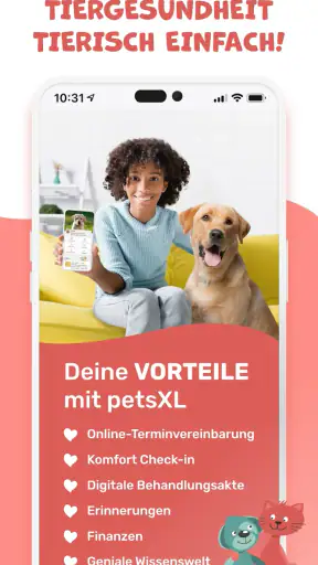 petsXL | smarte Tiergesundheit screenshot 1