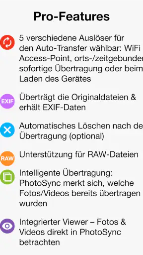 PhotoSync – Fotos übertragen screenshot 8