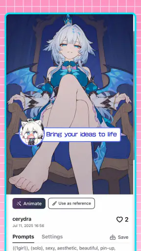 PixAI: AI Anime Generator screenshot