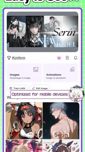 PixAI: AI Anime Generator screenshot