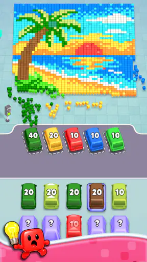 Pixel Drop: Bus Puzzle screenshot 3