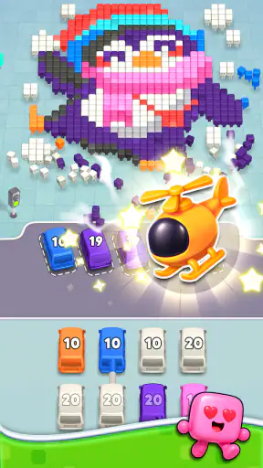 Pixel Drop: Bus Puzzle screenshot 4