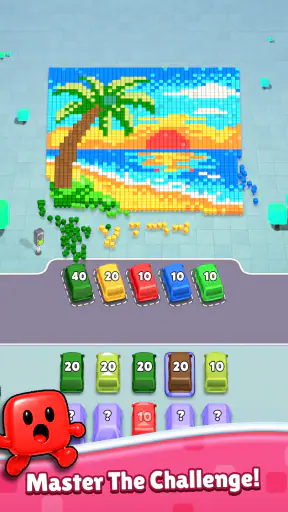 Pixel Drop: Bus Puzzle screenshot 8