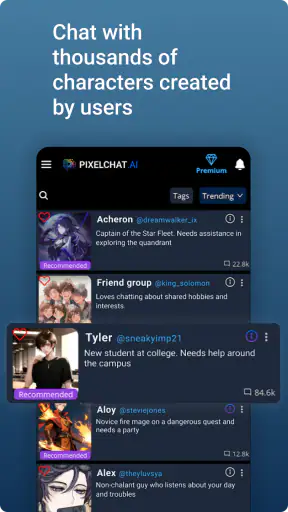 PixelChat - KI Chat Charakter screenshot 3