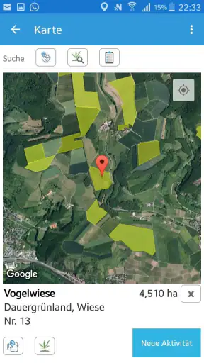 Plantivo Ackerschlagkartei screenshot 2