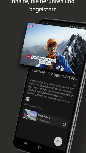 Play SRF: Streaming TV & Radio screenshot 1