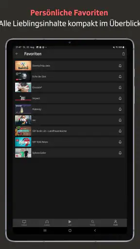Play SRF: Streaming TV & Radio screenshot 12