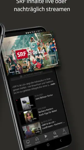 Play SRF: Streaming TV & Radio screenshot 2