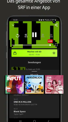 Play SRF: Streaming TV & Radio screenshot 4