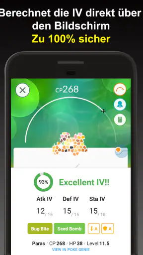 Poke Genie - Fern-Raid IV PvP screenshot 1