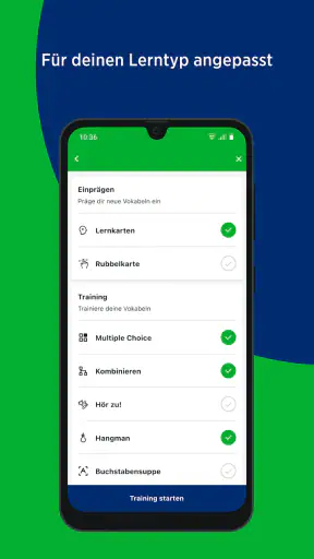 PONS Vokabeltrainer screenshot 3